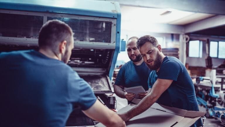 Cardboard Factory Team Introducing Innovation In Their Work